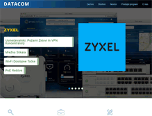 Tablet Screenshot of datacom.si
