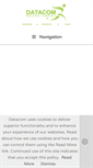 Mobile Screenshot of datacom.uk.com
