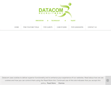 Tablet Screenshot of datacom.uk.com